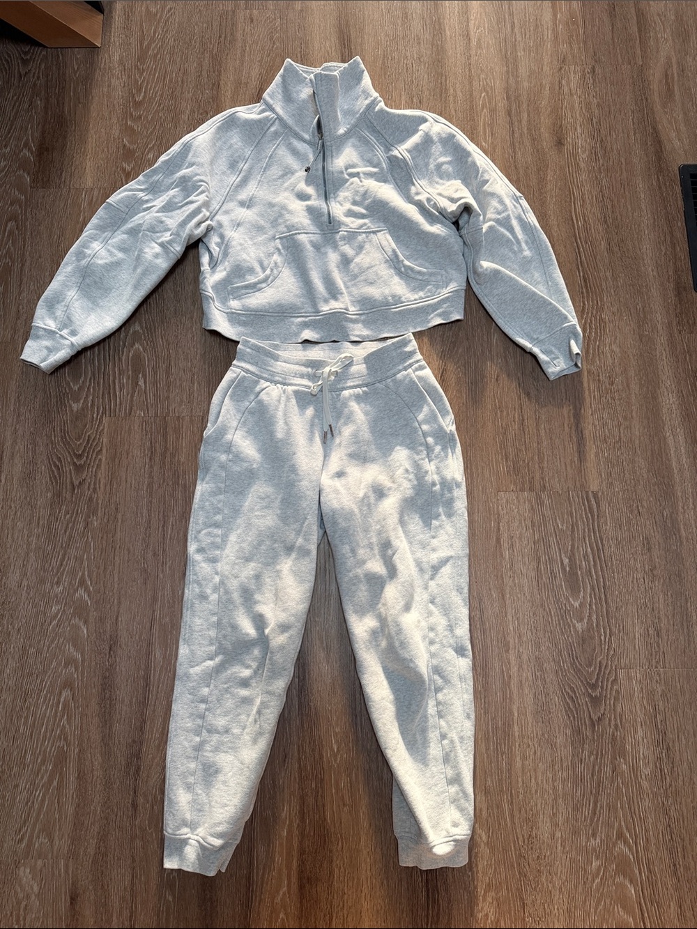 Lululemon Heather Grey Sweatsuit